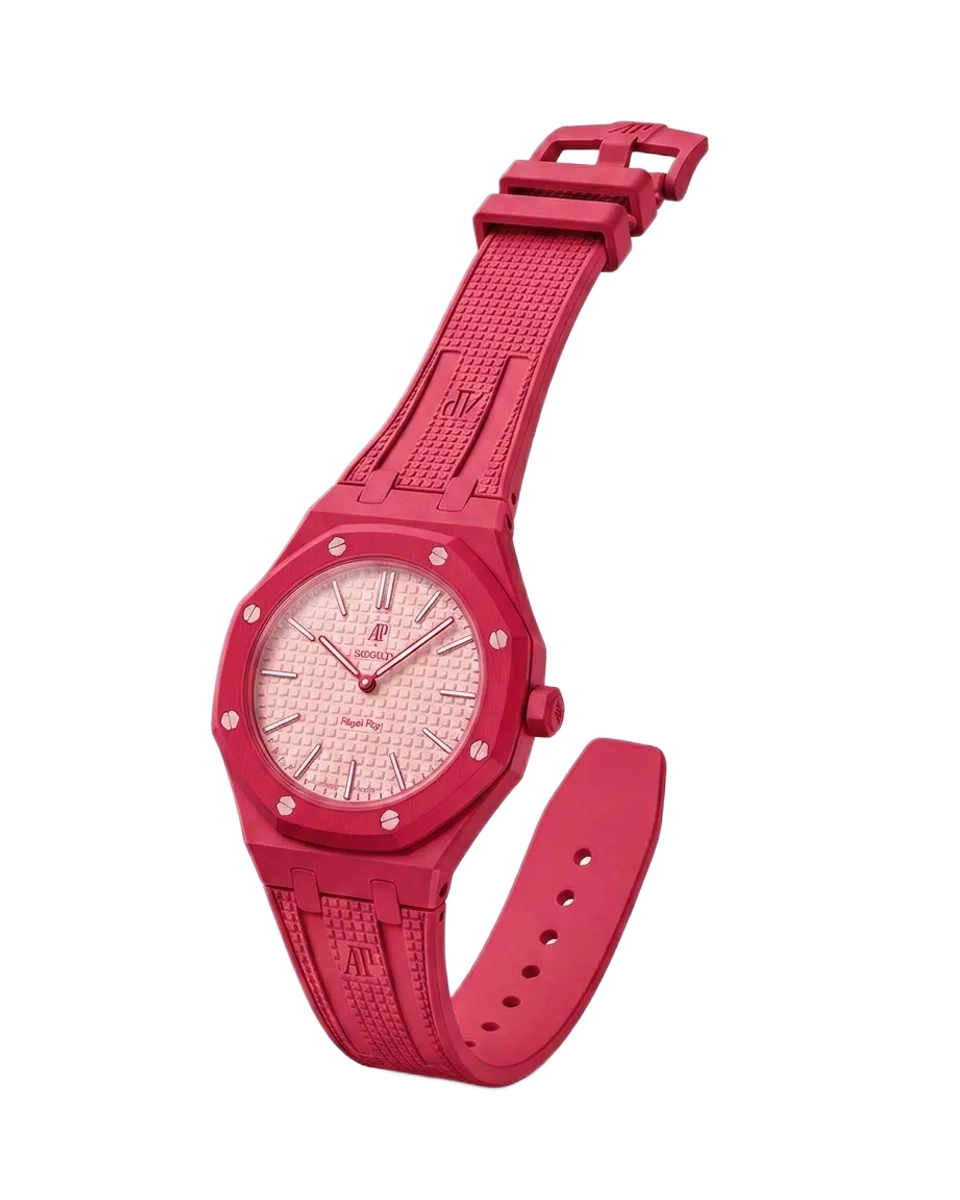Royal Pop Bracelet Otto Rosso Royal Pop Bracelet Otto Rosso — bracelet silicone premium pour Swatch × Audemars Piguet